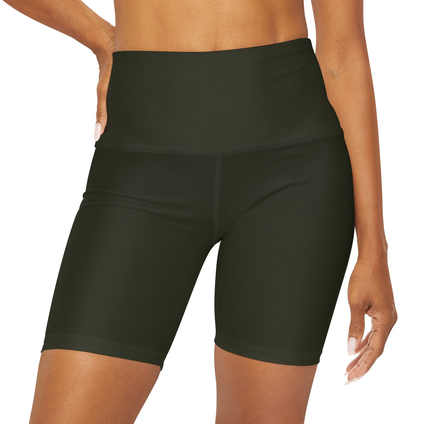 Olive Green MadFit High Waisted Shorts