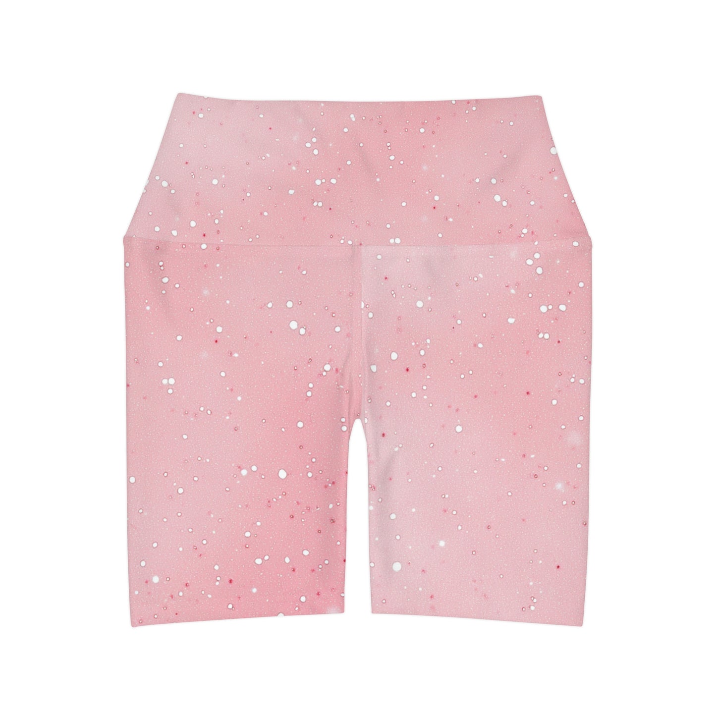 Baby Pink “Speckled” High Waisted Shorts