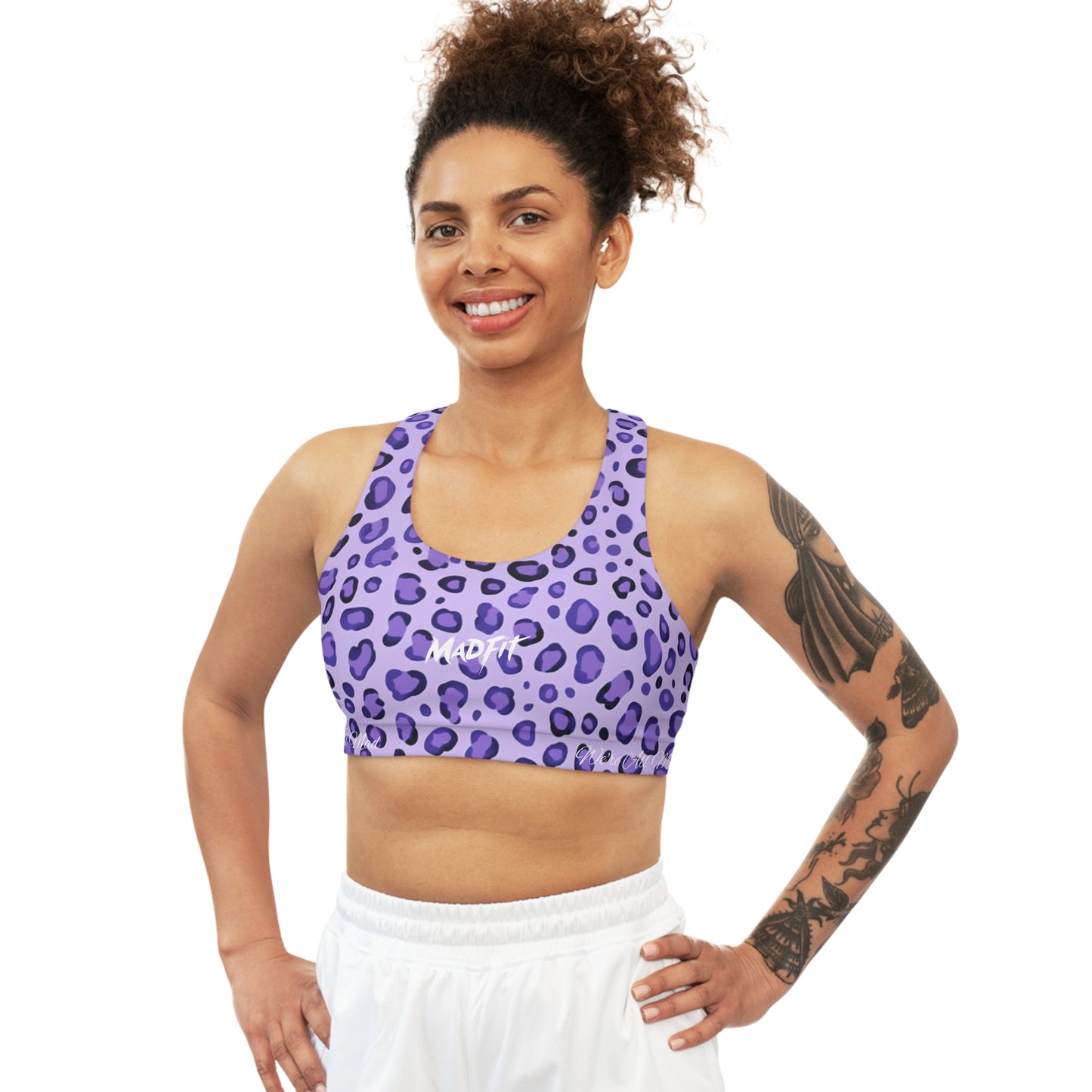 Lavender Night Stalker Seamless Sports Bra