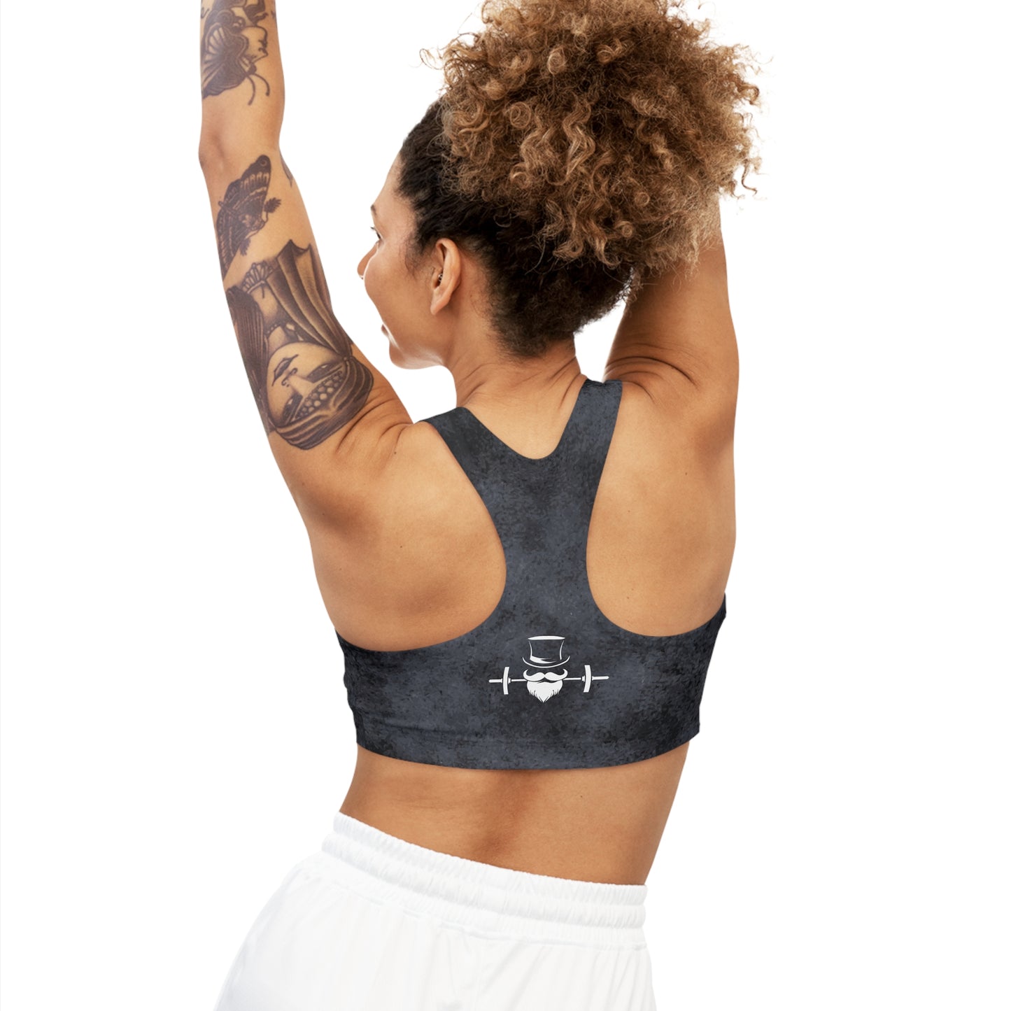 Charcoal Cloud 9 Seamless Sports Bra