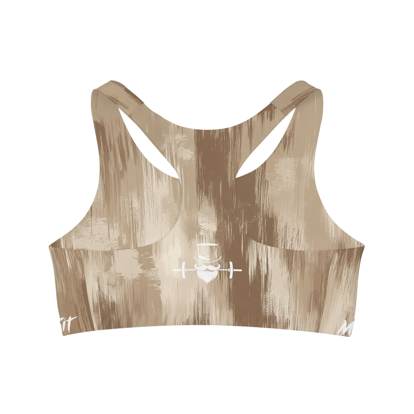 Mocha Brushed Seamless Sports Bra