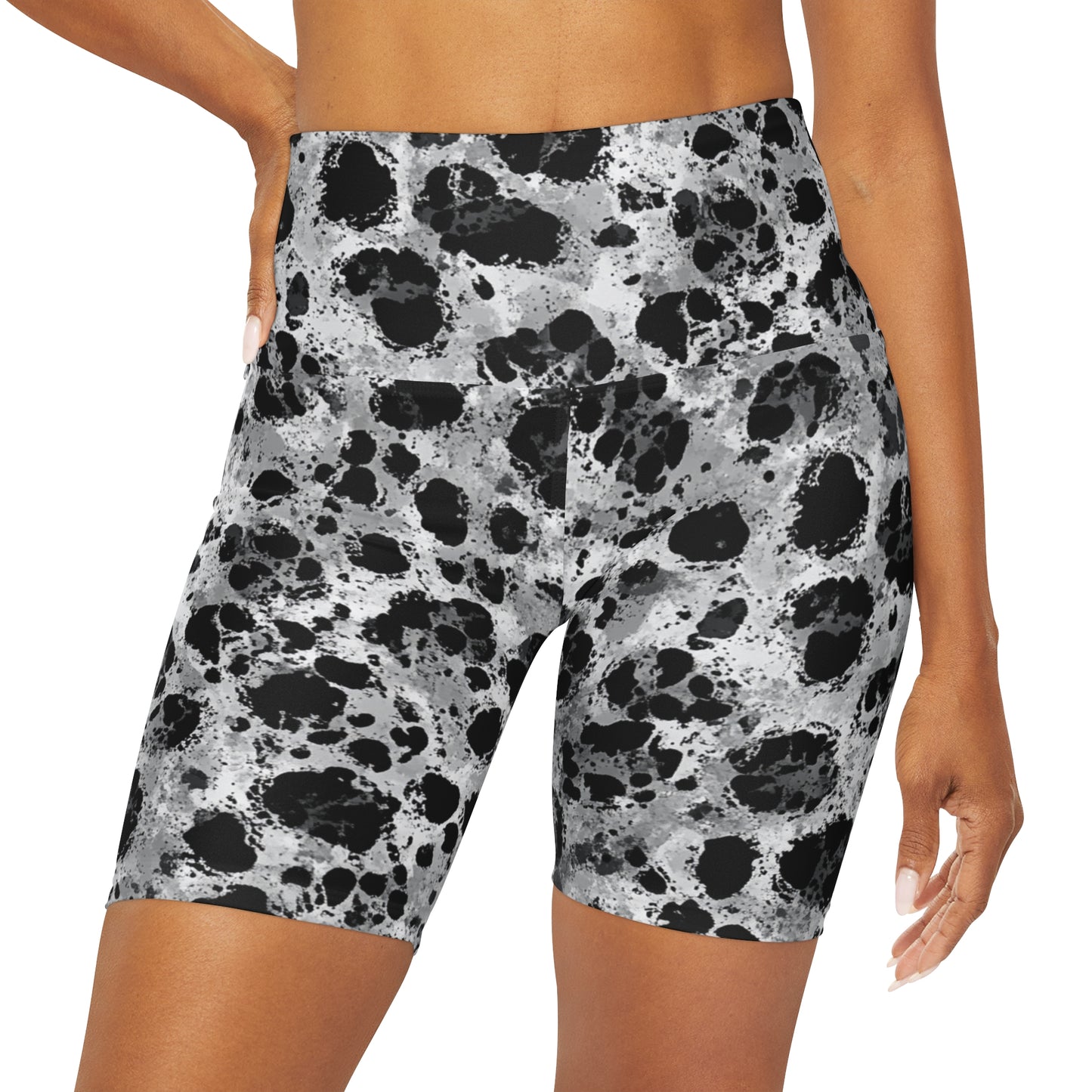 Cookies n Cream Night Stalker High Waisted Shorts