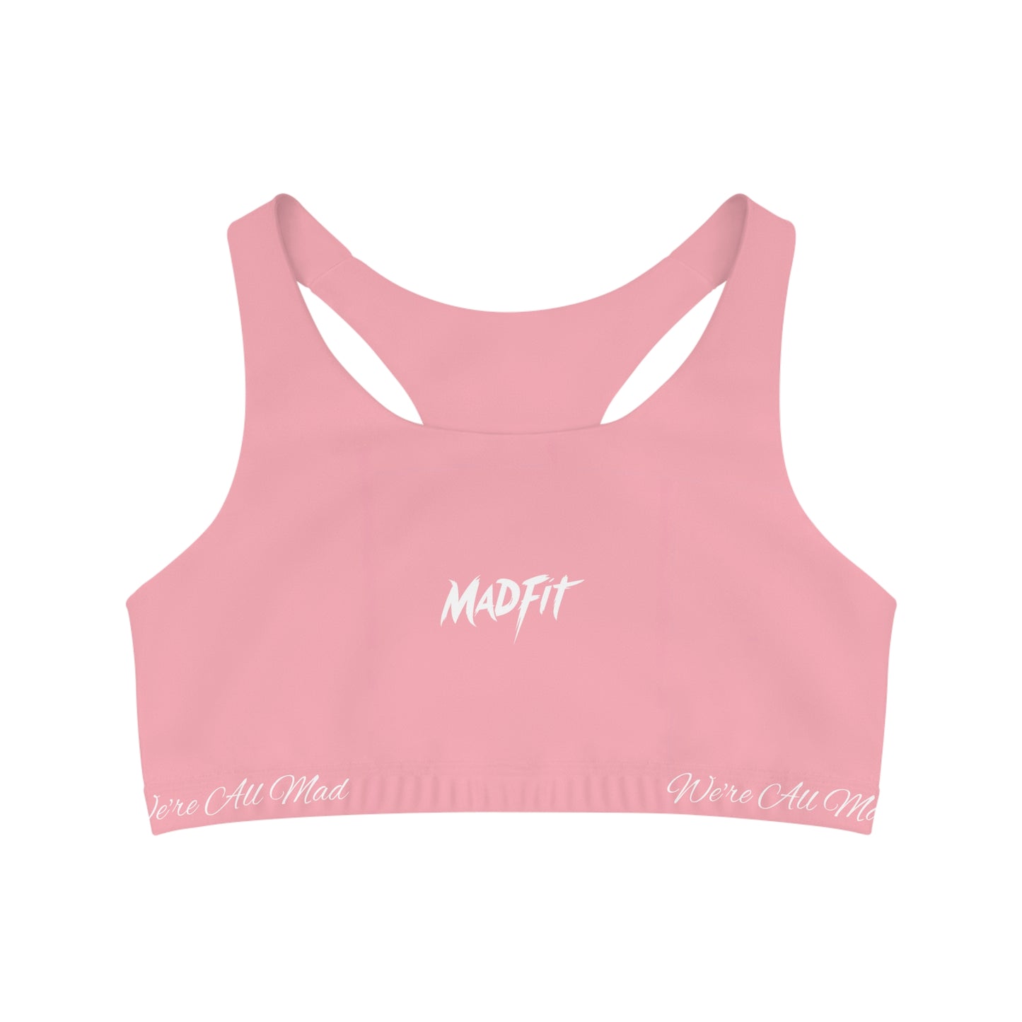 Baby Pink Seamless Sports Bra