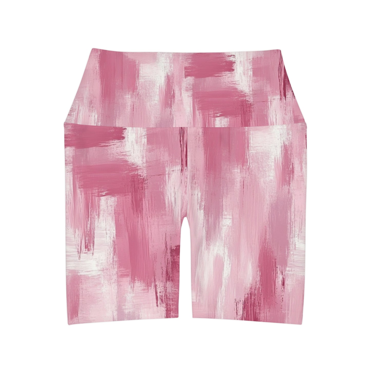 Pink Brushed High Waisted Shorts