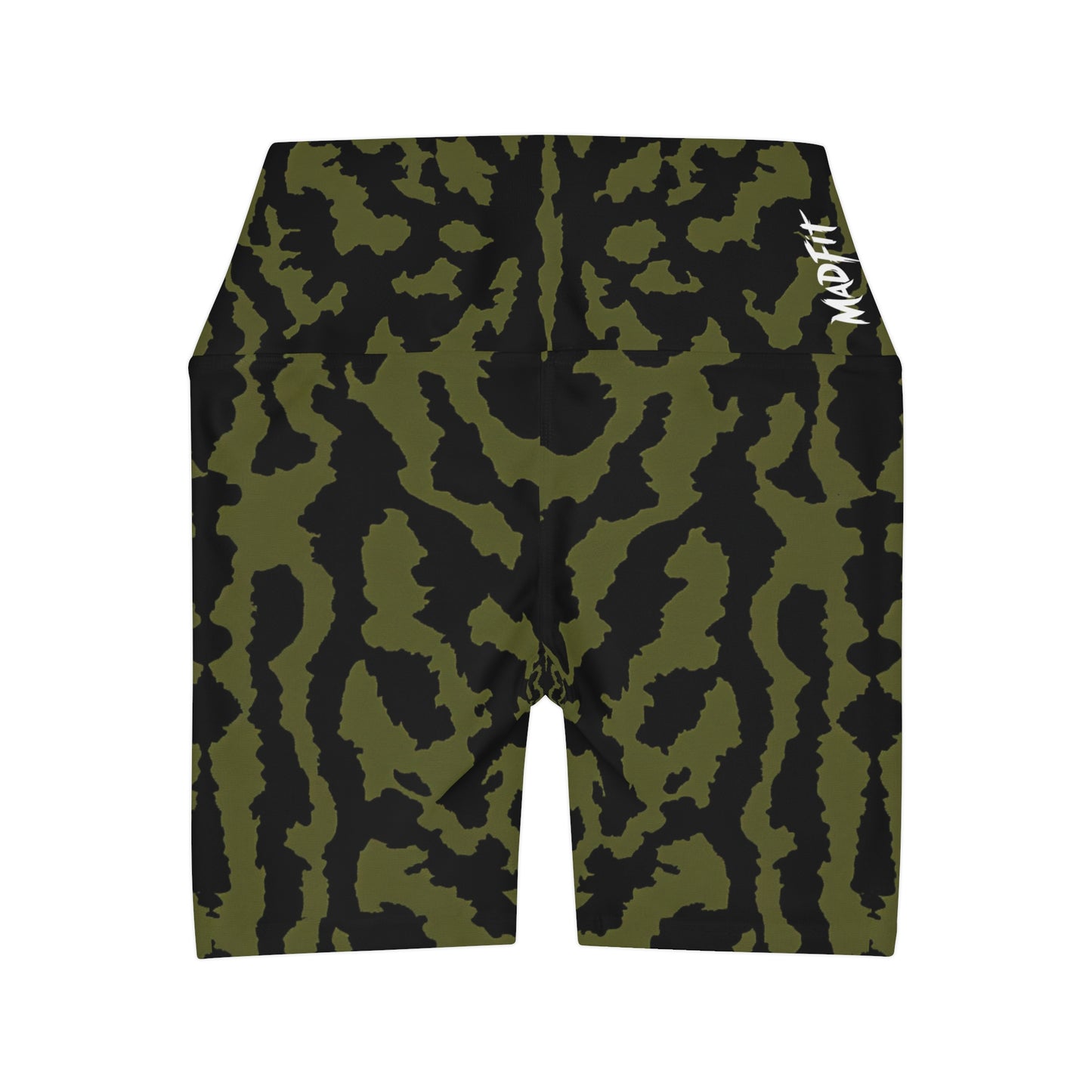 Midnight Jungle Camo High Waisted Shorts