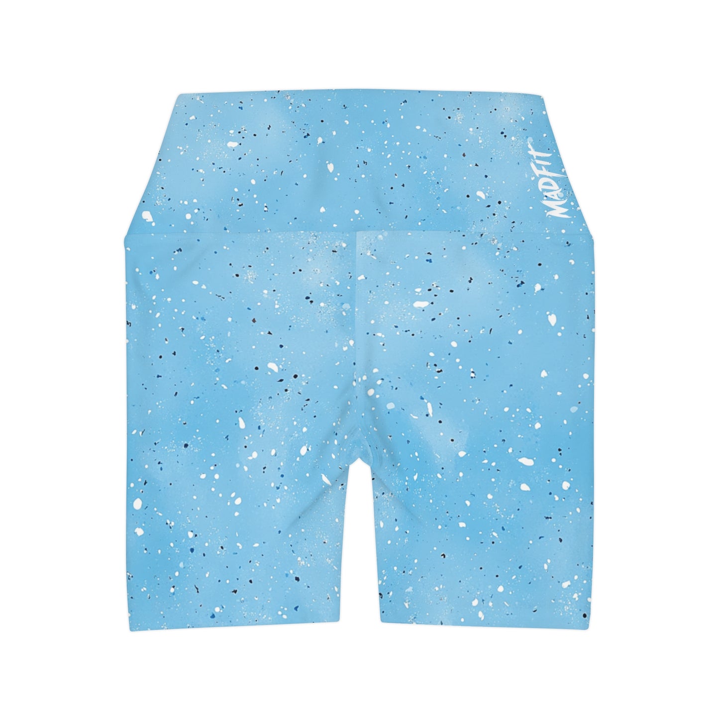 Baby Blue “Speckled” High Waisted Shorts