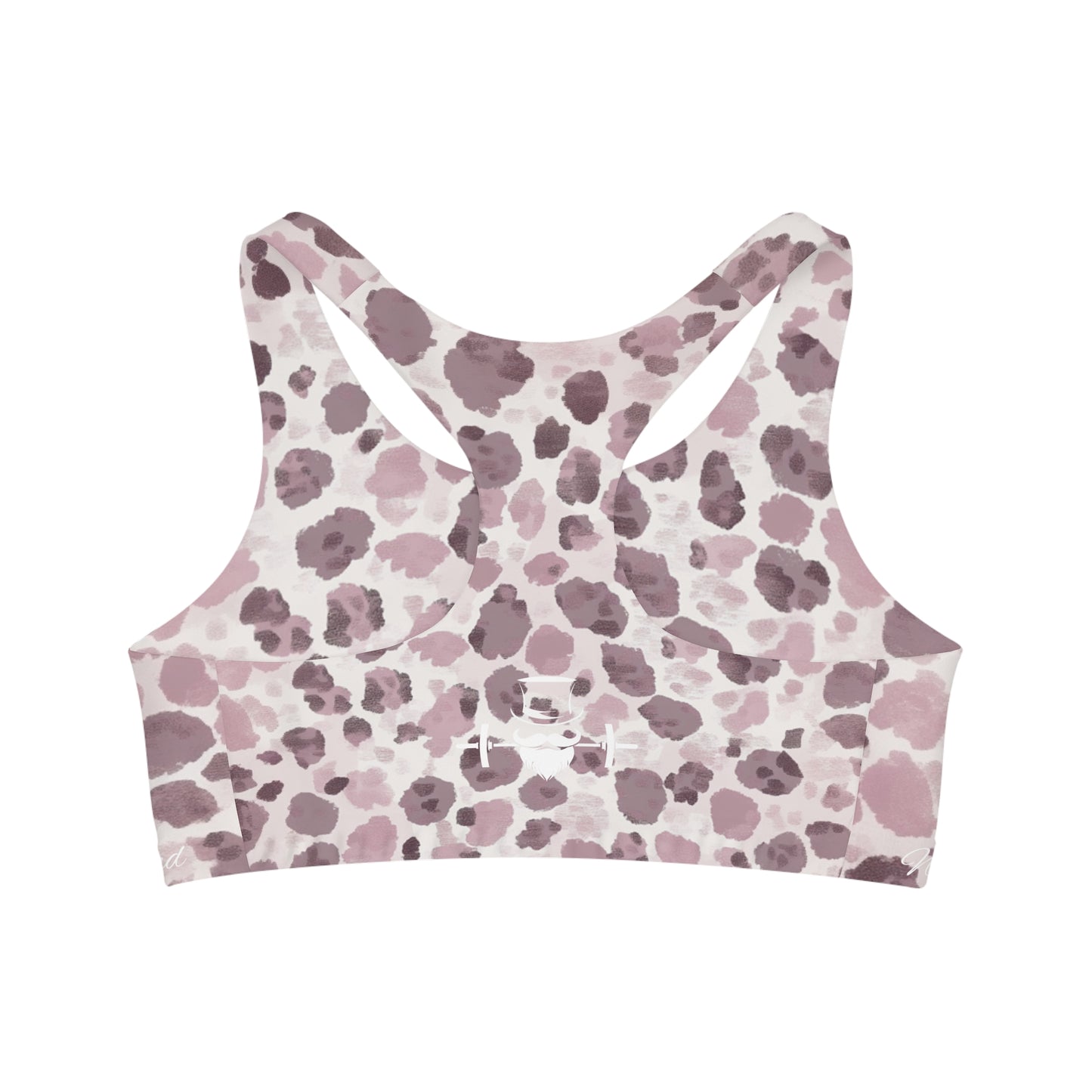 Pink Lavender Night Stalker Seamless Sports Bra