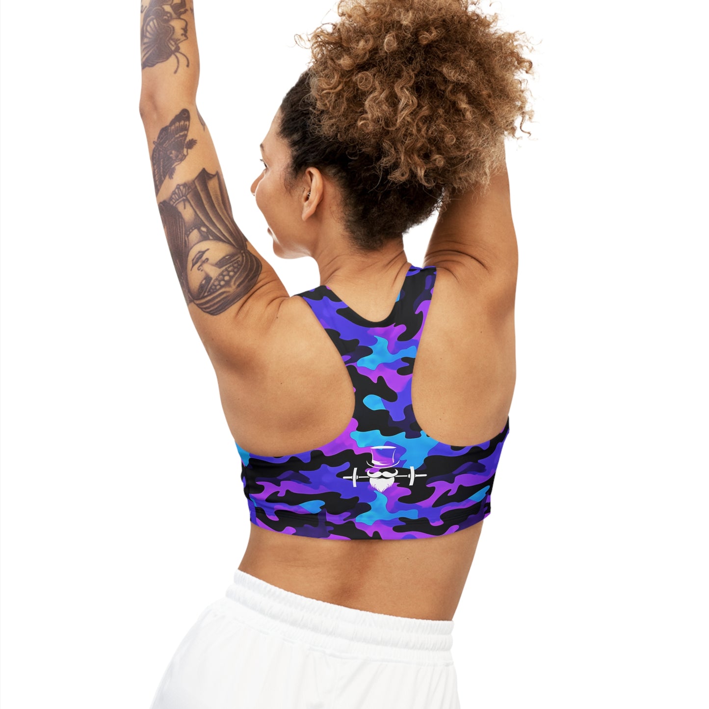 Exotic Camo Seamless Sports Bra