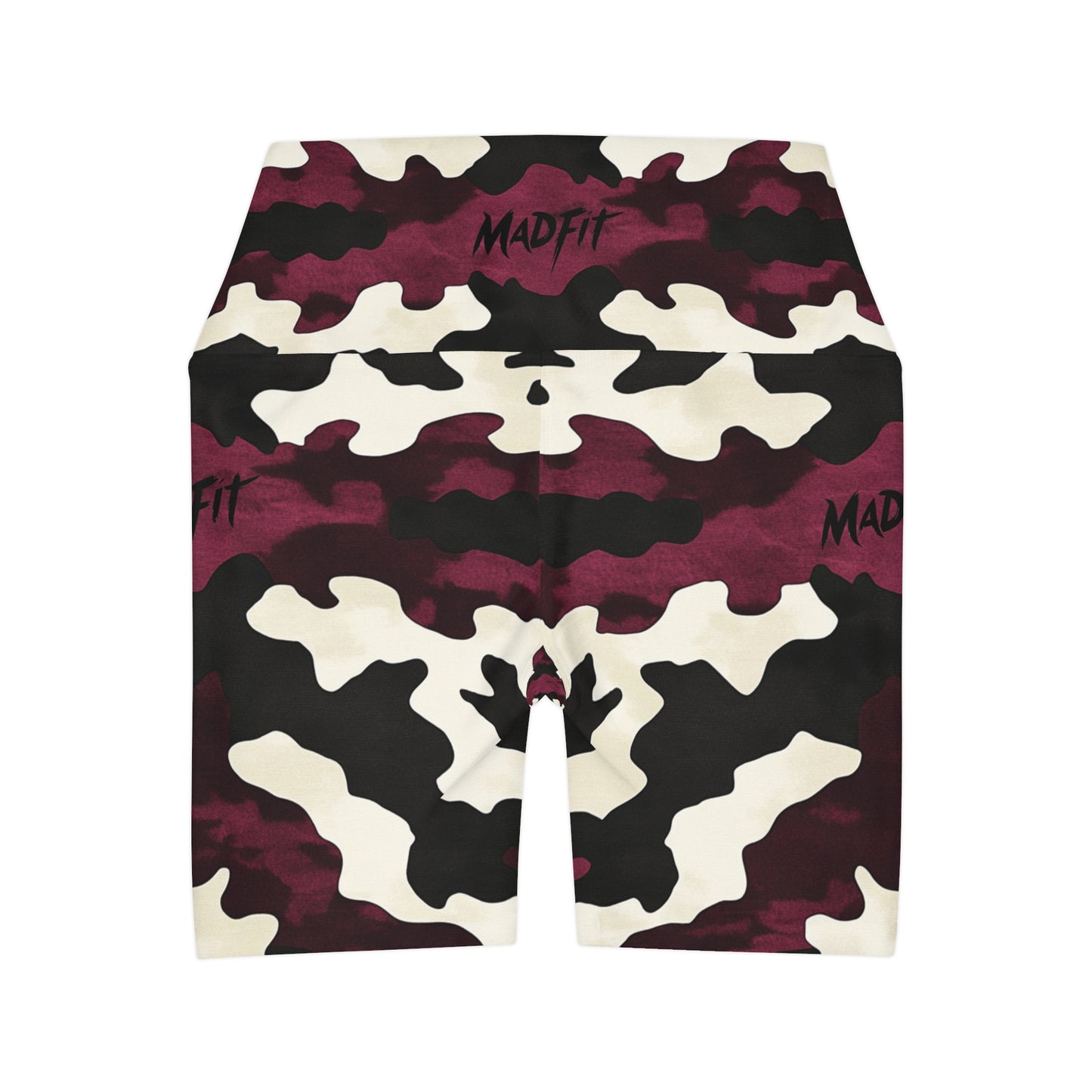 Wine Warrior Camo High Waisted Shorts