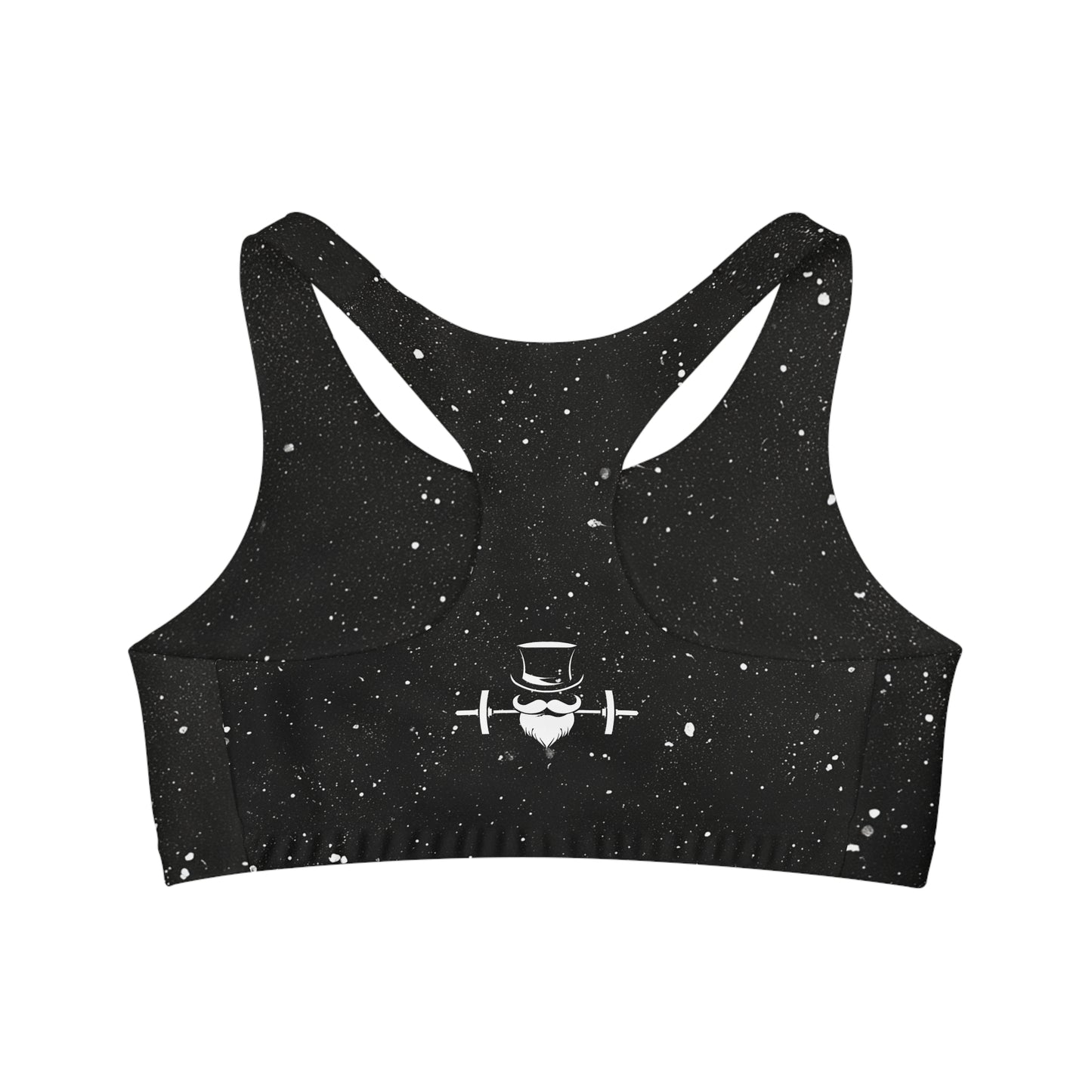 Midnight Speckled Seamless Sports Bra