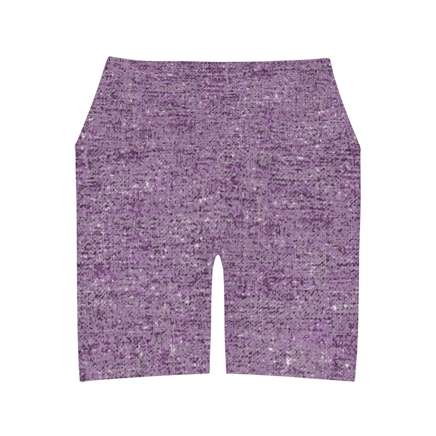 Lavender “Heathered” High Waisted Shorts