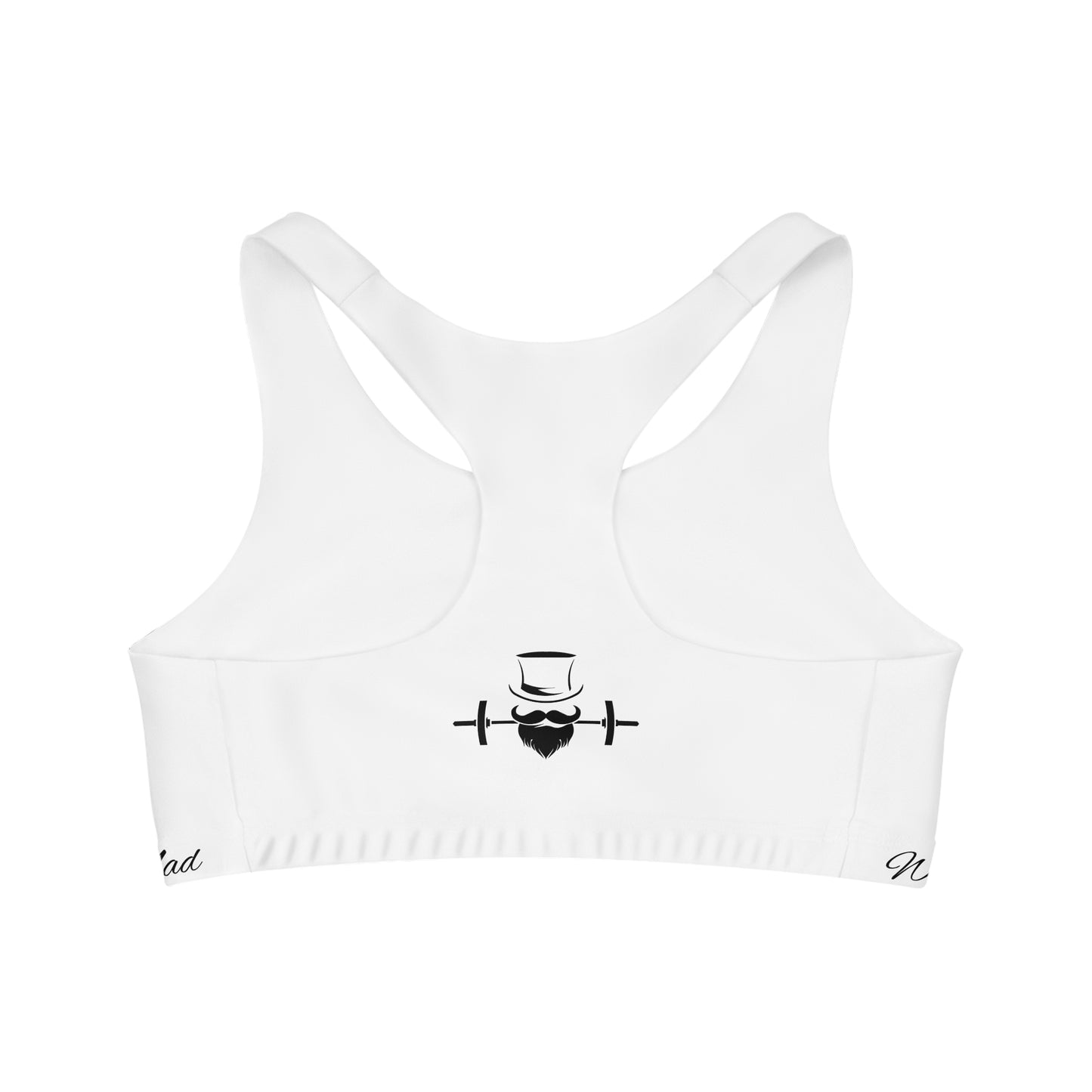 Arctic White MadFit Seamless Sports Bra