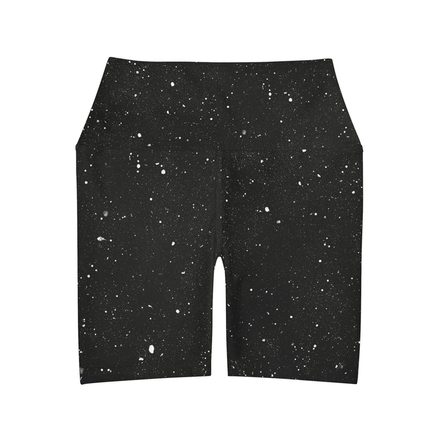 Midnight “Speckled” High Waisted Shorts