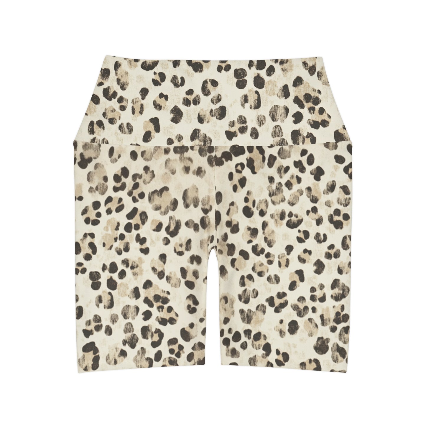 Earth Beige Night Stalker High Waisted Shorts