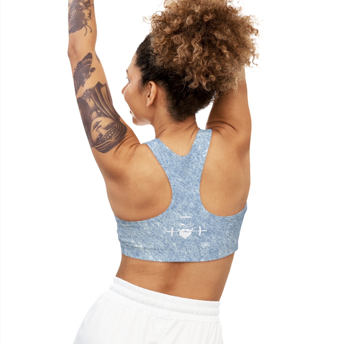 Winter Heathered Seamless Sports Bra