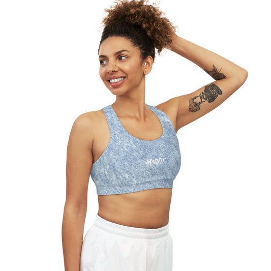 Winter Heathered Seamless Sports Bra