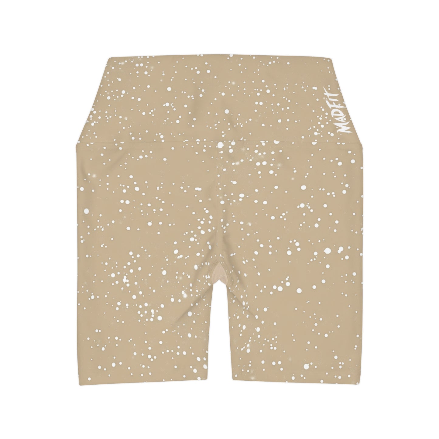 Sandstone Beige “Speckled” High Waisted Shorts