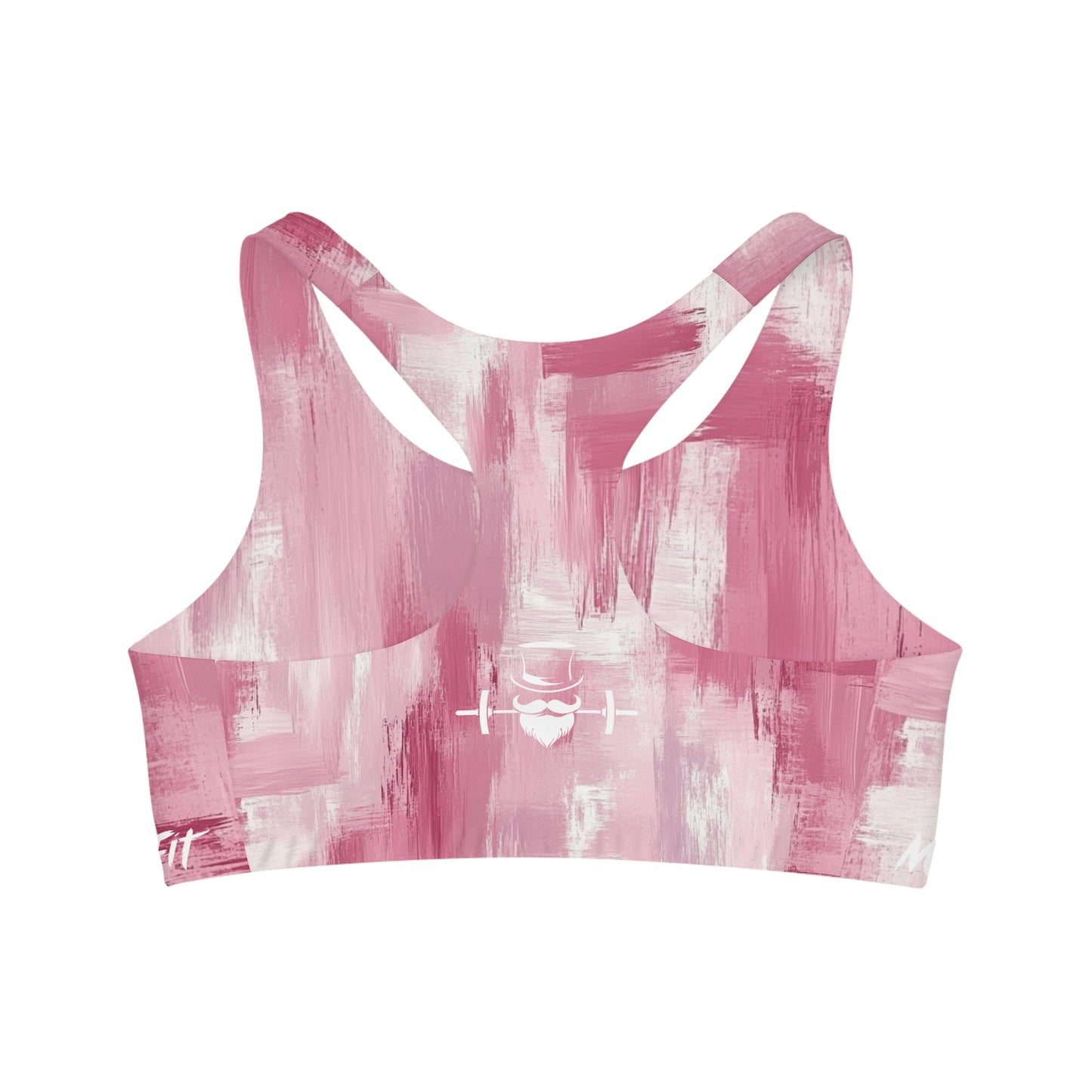 Pink Brushed Seamless Sports Bra