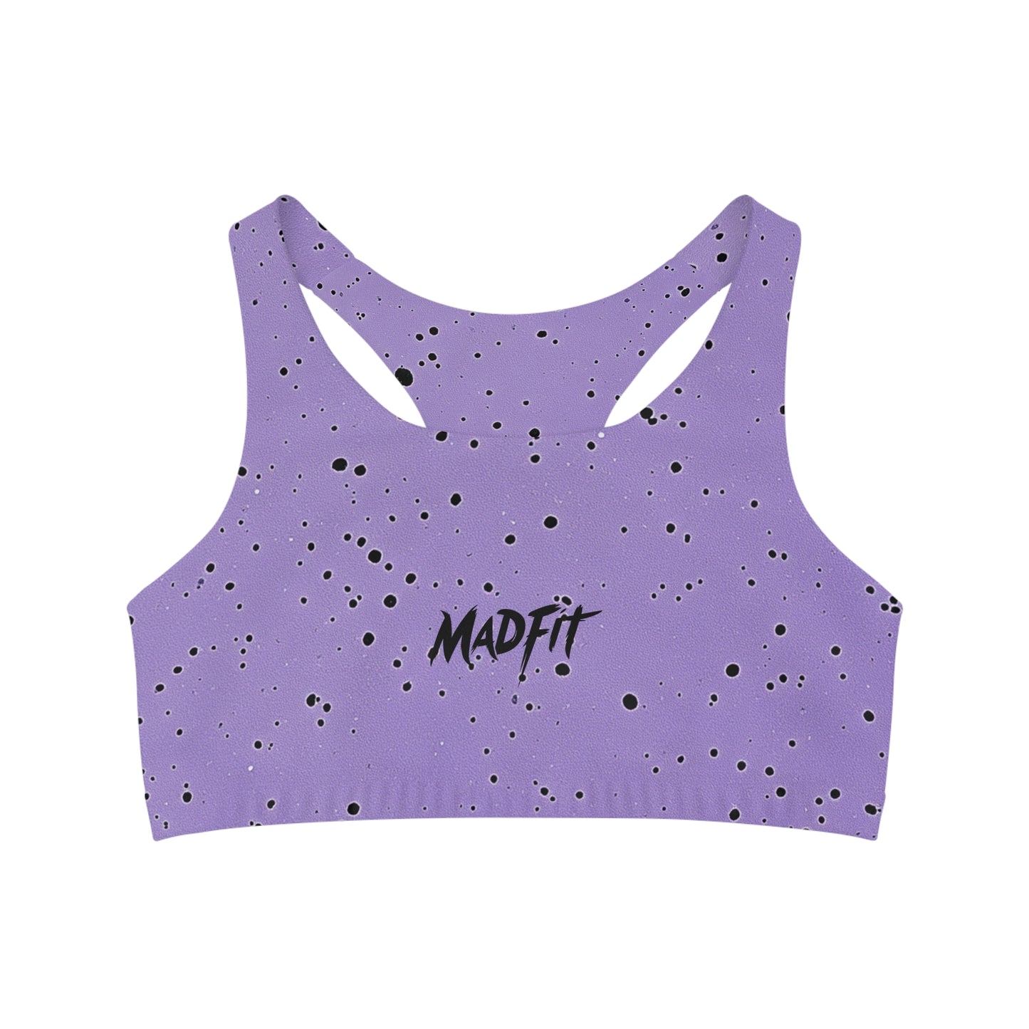 Lavender Speckled Seamless Sports Bra