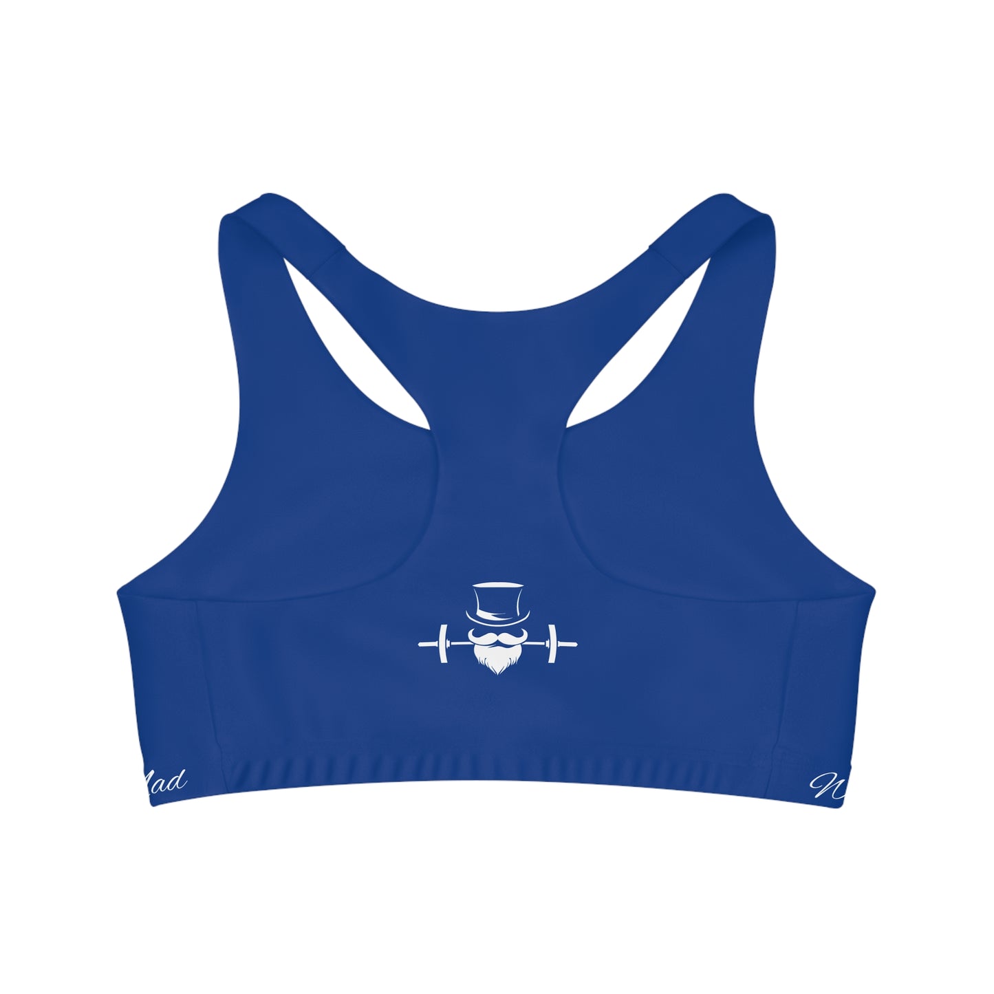 True Blue MadFit Seamless Sports Bra