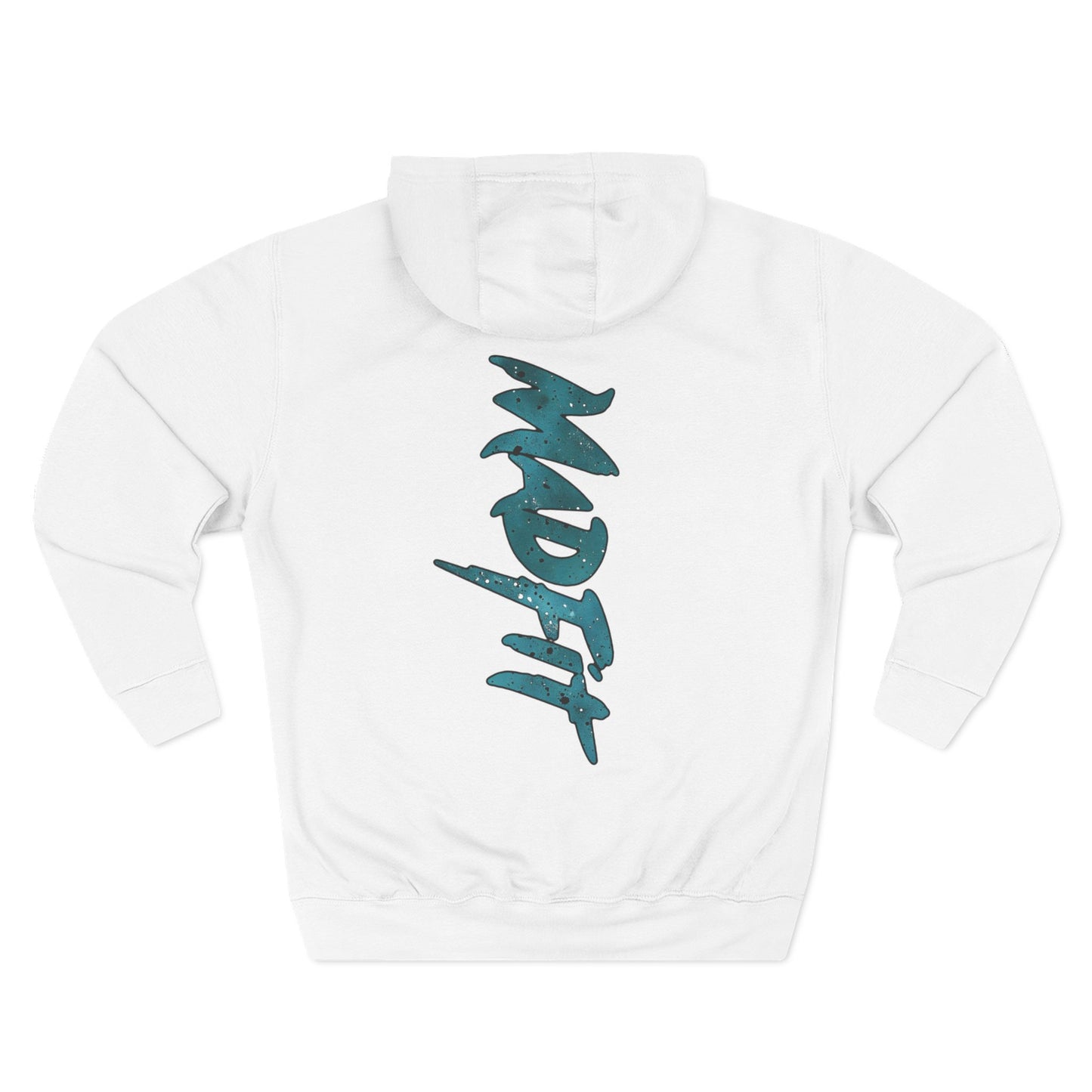 Deep Teal Splatter Hoodie