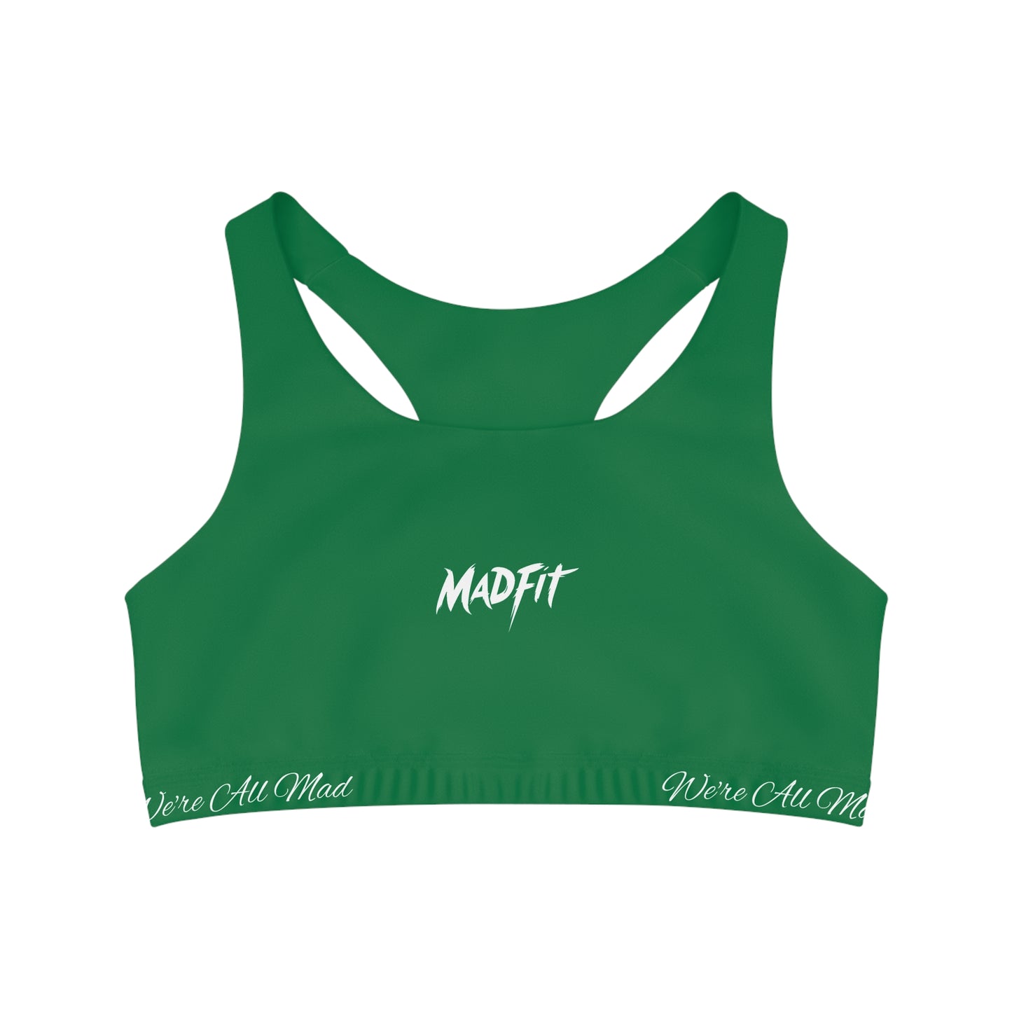 Green MadFit Seamless Sports Bra